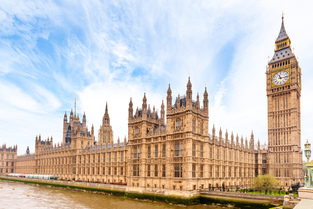 Domy Parlamentu i Big Bena w Londynie
