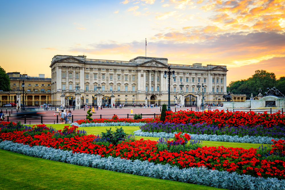 Pałac Buckingham w Londynie, Wielka Brytania.