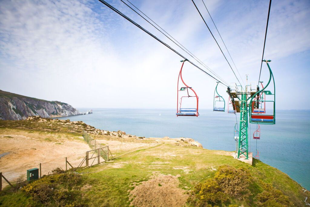 The Needles Landmark Attraction Chairlift on the Isle of Wight