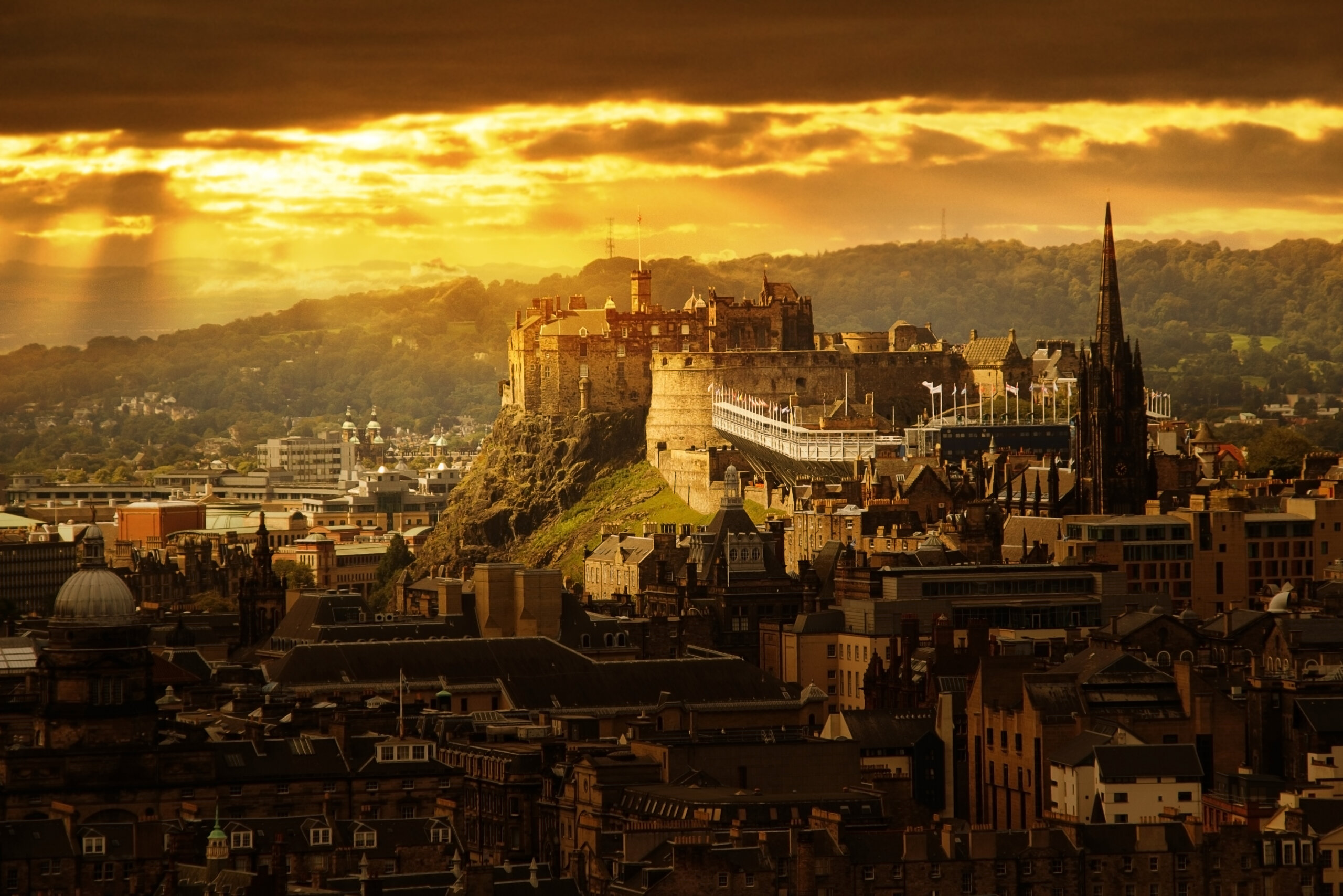 Zamek w Edynburgu, Szkocja, Wielka Brytania, fot. shutterstock.com