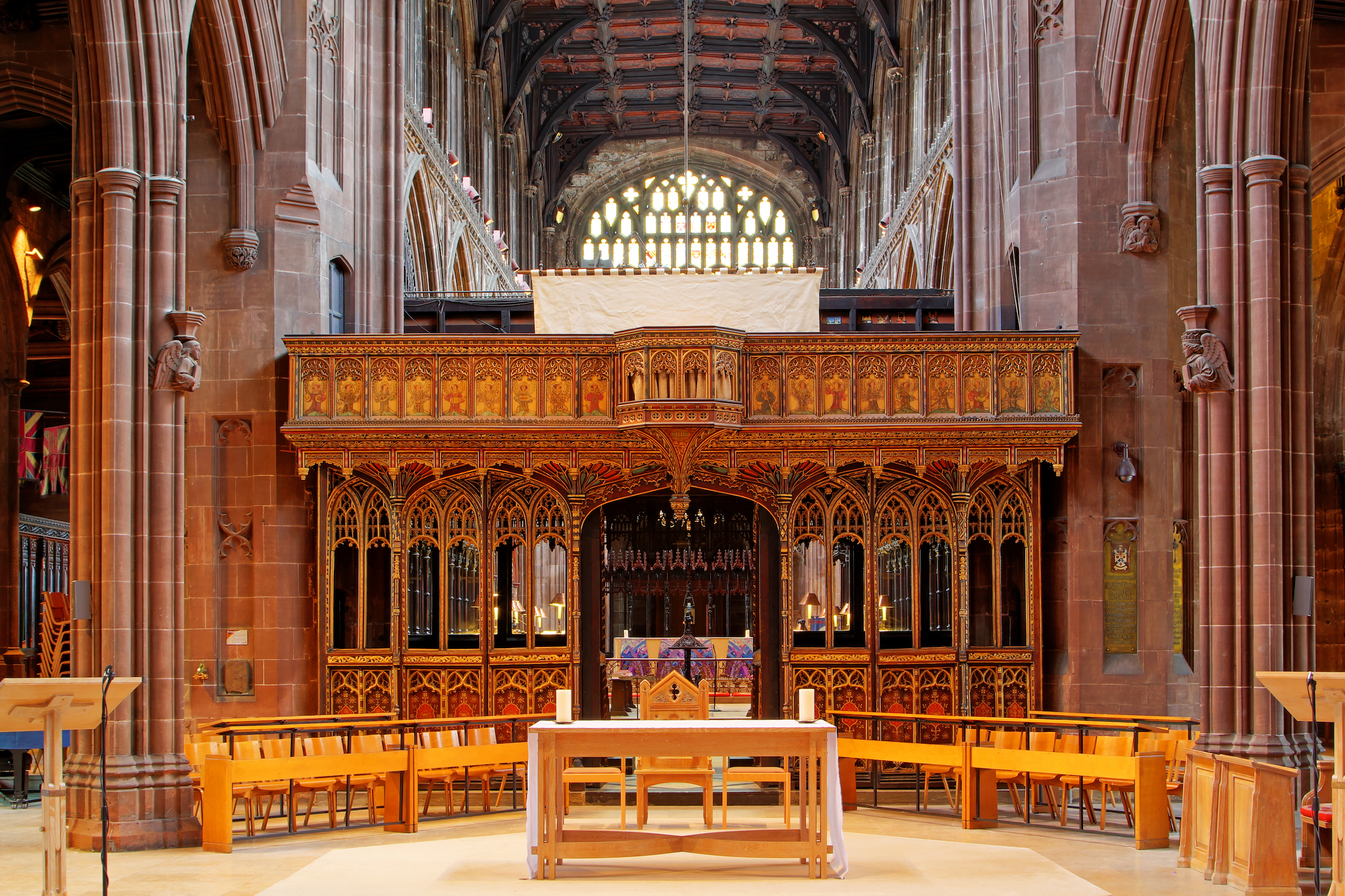 Ekran Rood, katedra w Manchesterze