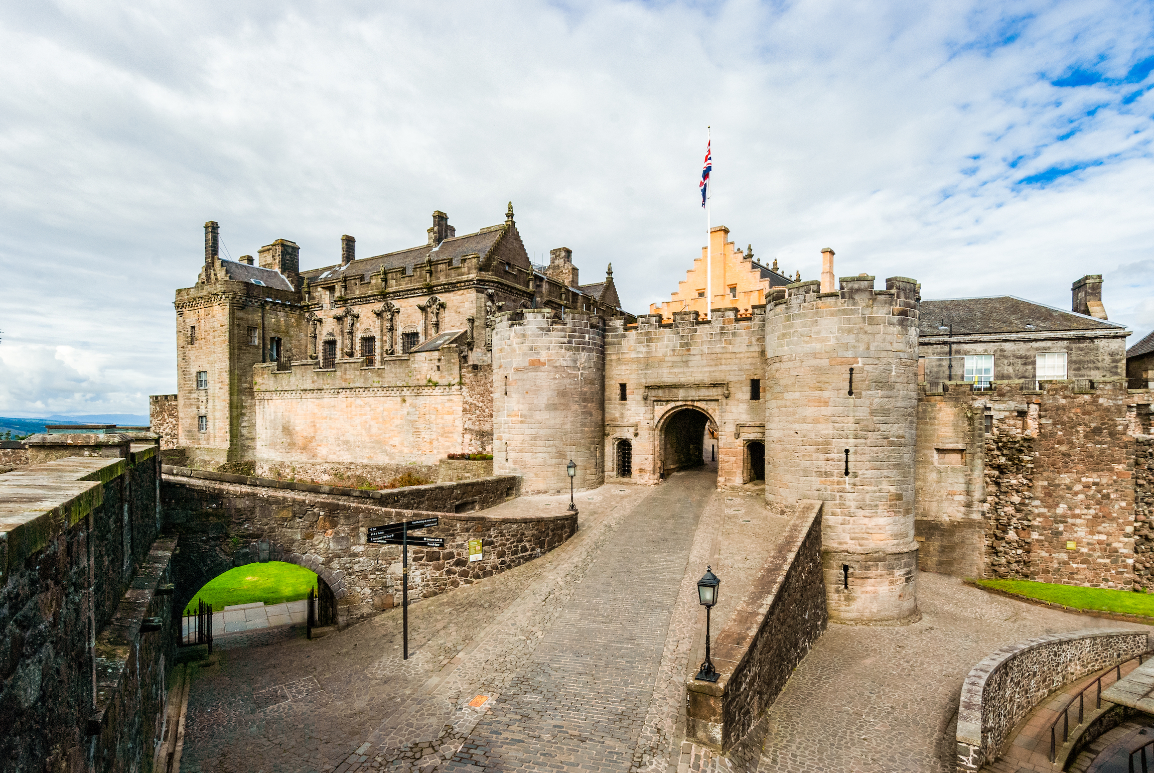 Zamek Stirling - Stirling - Szkocja. Jeden z największych i najważniejszych zamków w Szkocji.