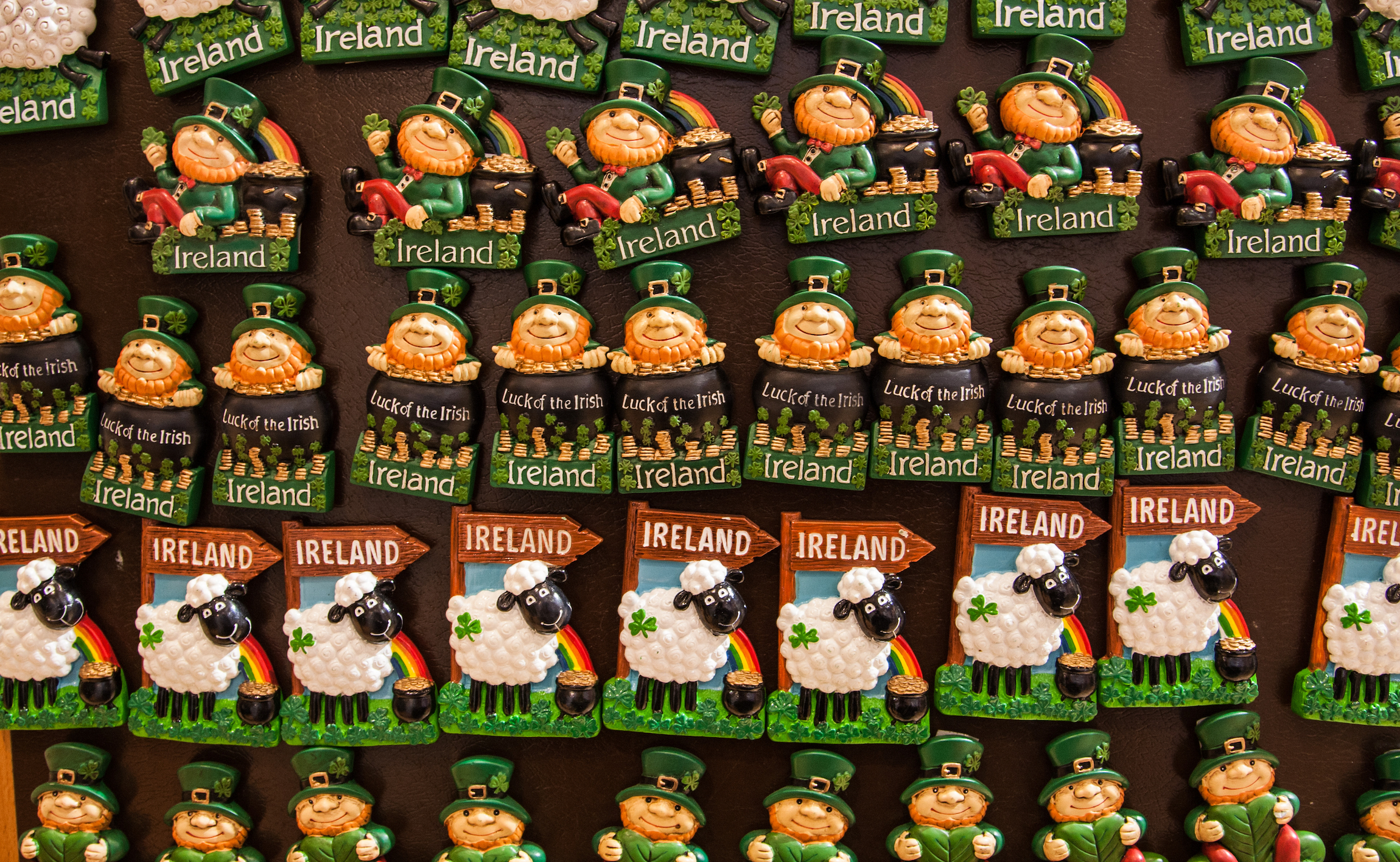Pamiątki na lodówkę z motywem Irlandii Co kupić w Cork?