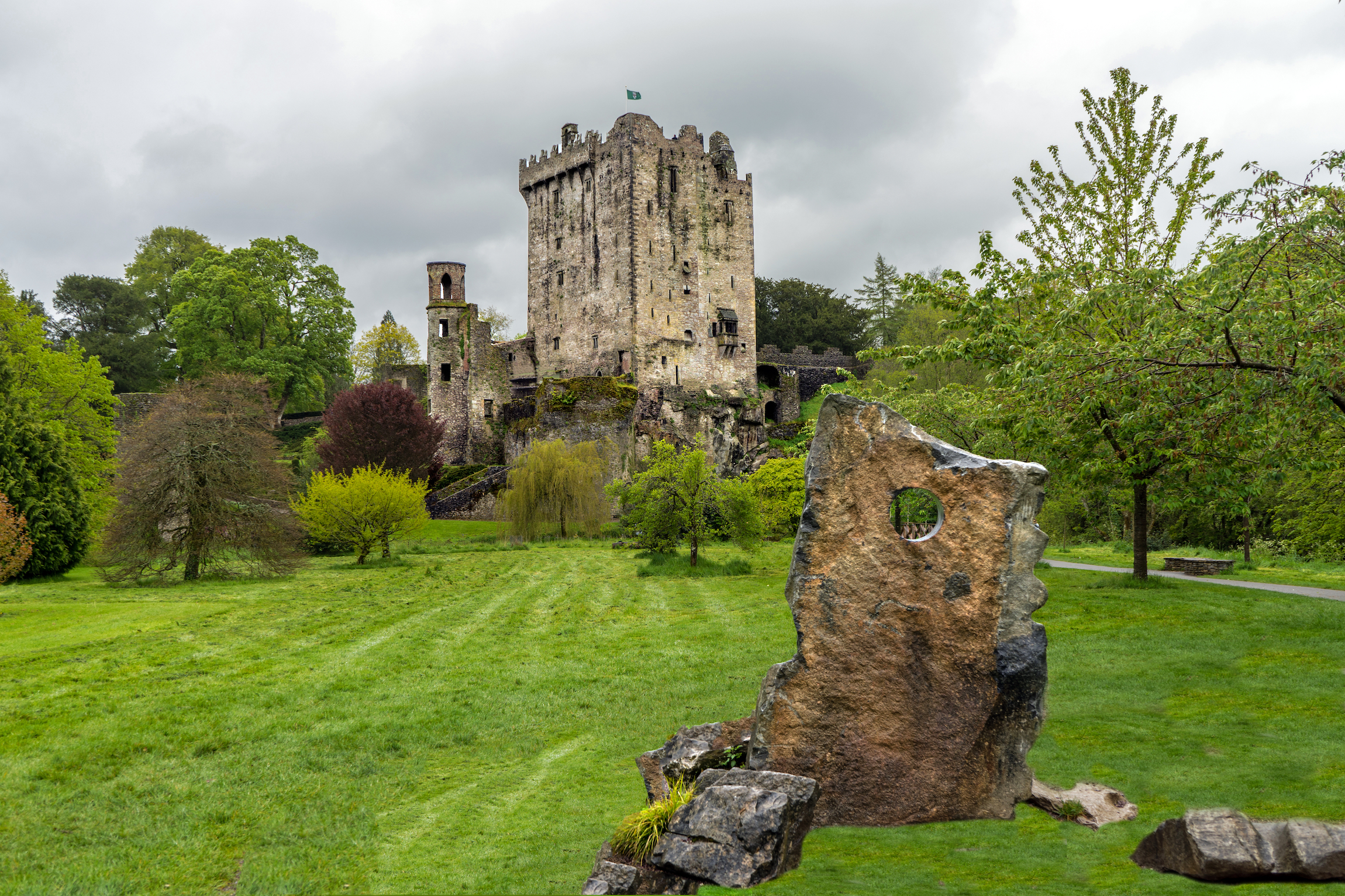 Zamek Blarney w pobliżu Cork w Irlandii.  